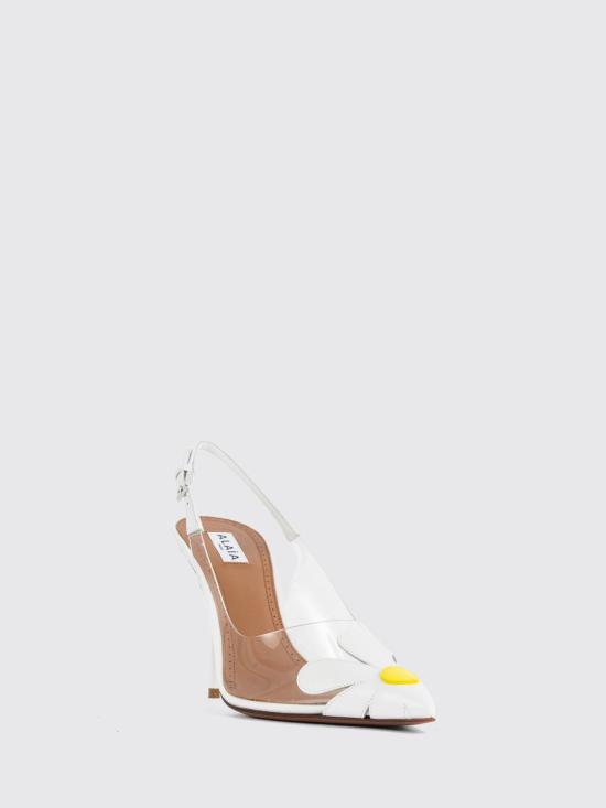 26FW 알라이아 힐/펌프스 AA3G2019O022 B32 Yellow - ALAIA
