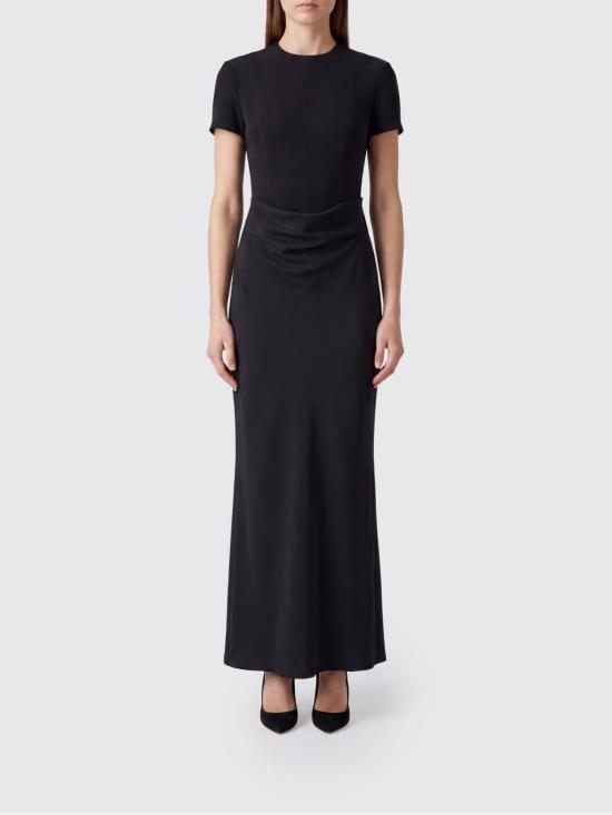 26FW 로테이트 롱 원피스 116234100 100 Black