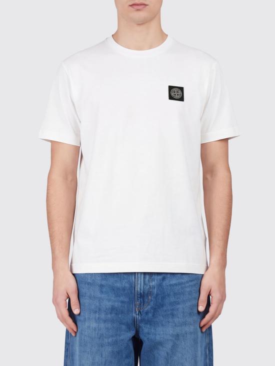 26FW 스톤 아일랜드 반팔 티셔츠 2100027S0013 V0001 White