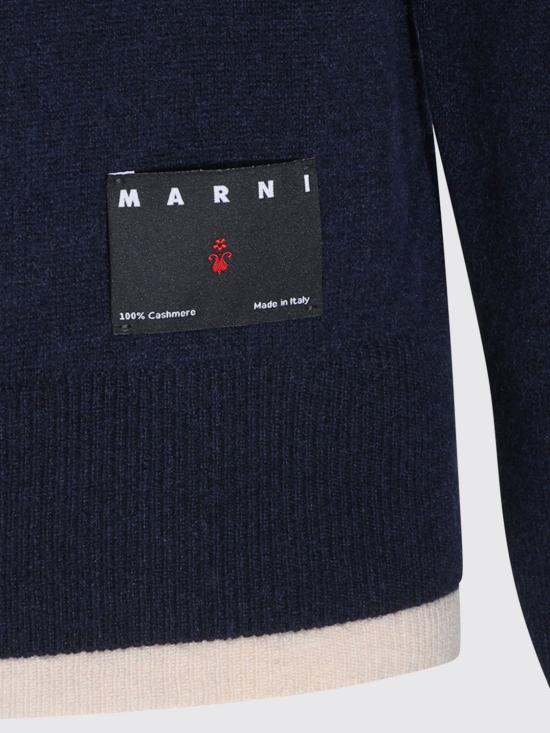 26FW 마르니 스웨터 GCMG0502Q0UFX331 MXB84 Blue - MARNI