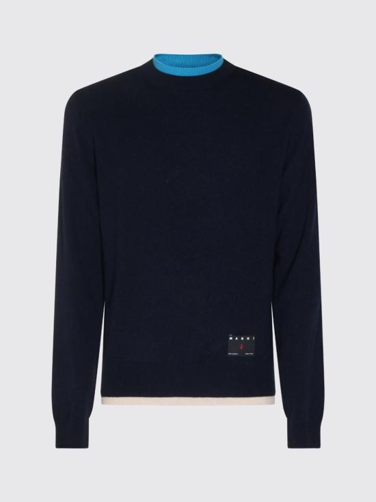 26FW 마르니 스웨터 GCMG0502Q0UFX331 MXB84 Blue - MARNI