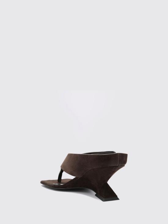 26FW 디 아티코 뮬/슬리퍼 261WSH00920LBT007AA 204 Brown - THE ATTICO