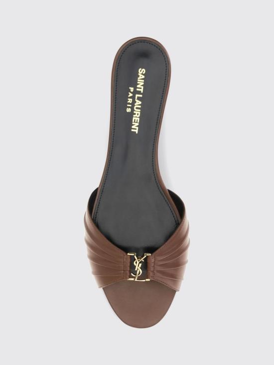 26FW 생로랑 뮬/슬리퍼 869658AADF0 2603 Brown - SAINT LAURENT