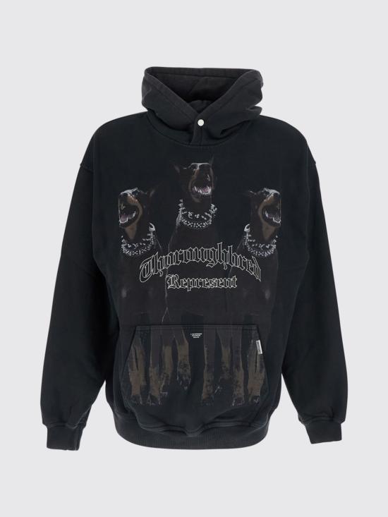 26FW 리프레젠트 긴팔 티셔츠 MLM41134 VINTAGE Black - REPRESENT