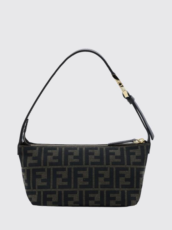 26FW 펜디 바니티 FF 자카드 스몰 파우치 바니티 FF 자카드 스몰 파우치 8BS124B17A F14YN Tobacco - FENDI