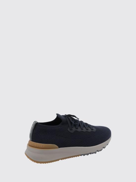 26FW 브루넬로 쿠치넬리 스니커즈 MZUWLBO253 CEG72 Blue - BRUNELLO CUCINELLI