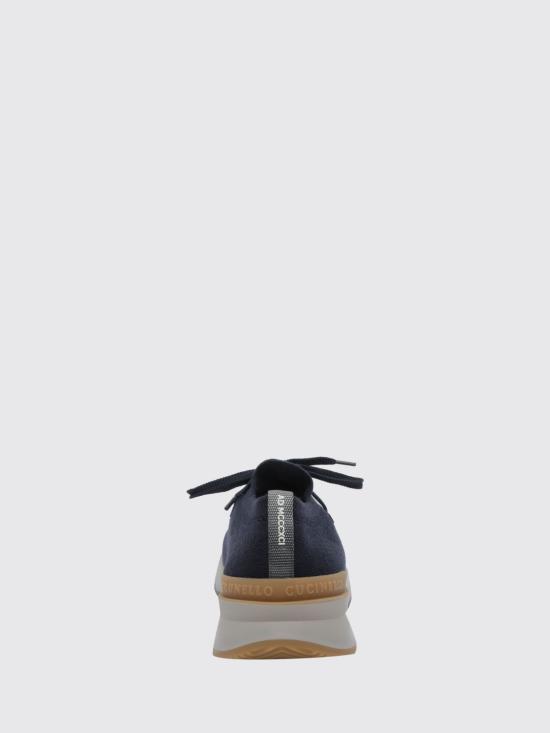 26FW 브루넬로 쿠치넬리 스니커즈 MZUWLBO253 CEG72 Blue - BRUNELLO CUCINELLI