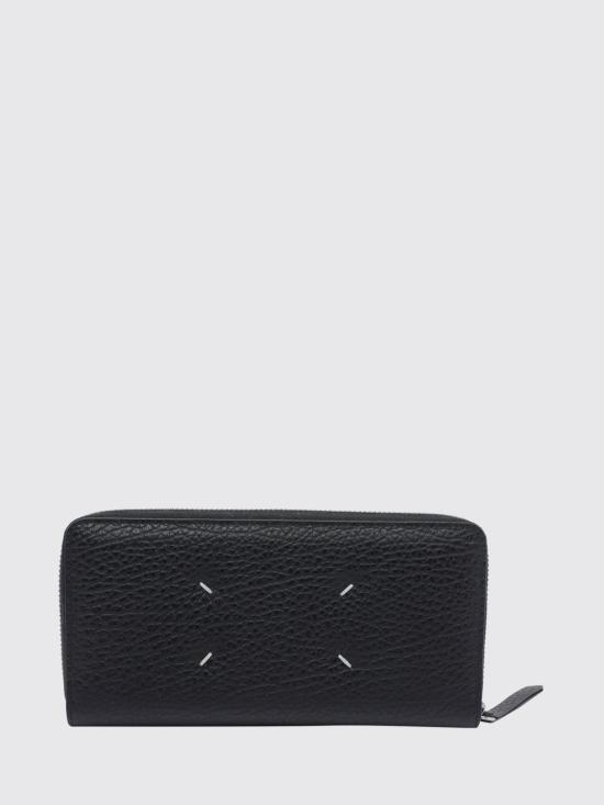 26FW 마르지엘라 4스티치 집어라운드 장지갑 S56UI0110P4455 T8013 Black - MAISON MARGIELA