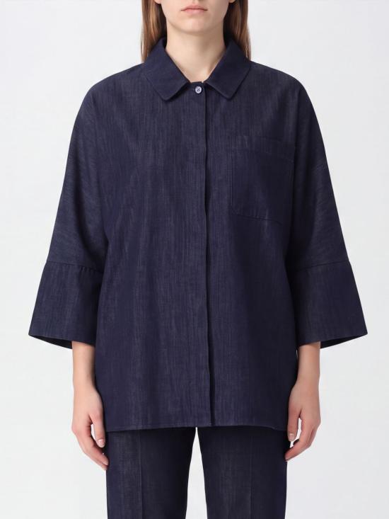 26FW 에스막스마라 셔츠 2629116042600 001 Blue