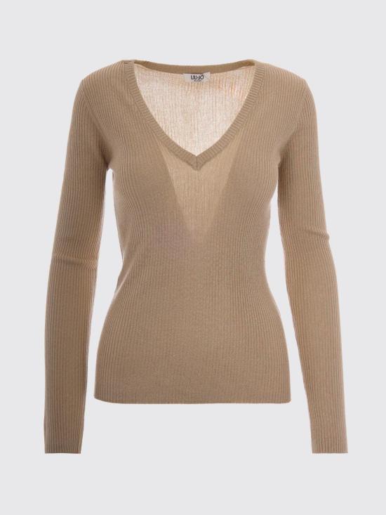 26FW 리우조 스웨터 WF6416MS46J A4357 Platinum - LIU JO