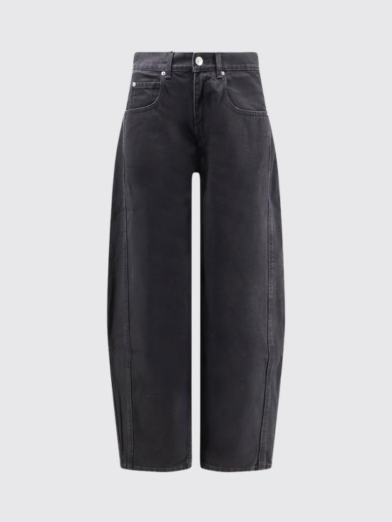 26FW 이자벨마랑 오리안 페이디드 데님 배럴 진 PA0584FAD1H04I 02FK Black - ISABEL MARANT