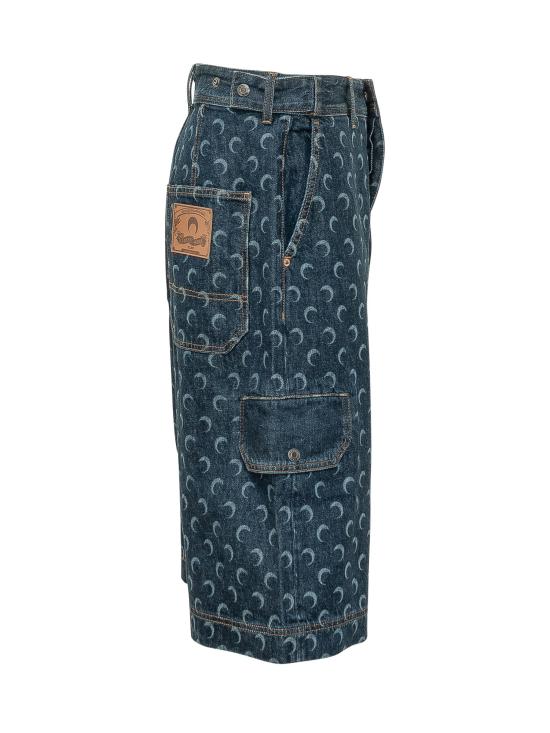 26SS 마린세르 숏팬츠 USH008ARDEN0002 BL80 MIDNIGHT BLUE DOM - MARINE SERRE