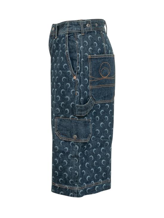 26SS 마린세르 숏팬츠 USH008ARDEN0002 BL80 MIDNIGHT BLUE DOM - MARINE SERRE
