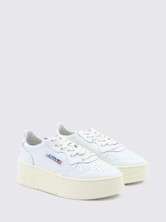 26FW 오트리 메달리스트 플랫폼 스니커즈 PTLW LL15 White 1 - AUTRY