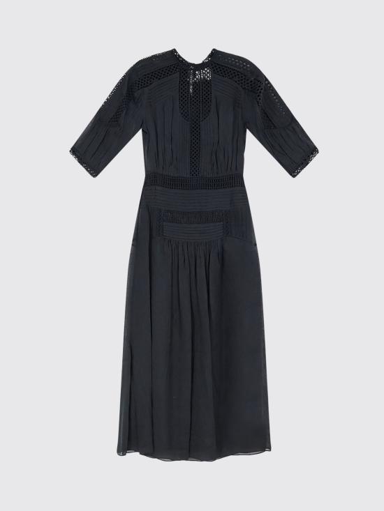 26FW 이자벨마랑에뚜왈 롱 원피스 RO1112FAD3J04E 01BK Black - ISABEL MARANT ETOILE