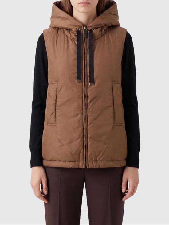 26FW 막스마라 더 큐브 패딩 조끼 2629296014600 027 Brown