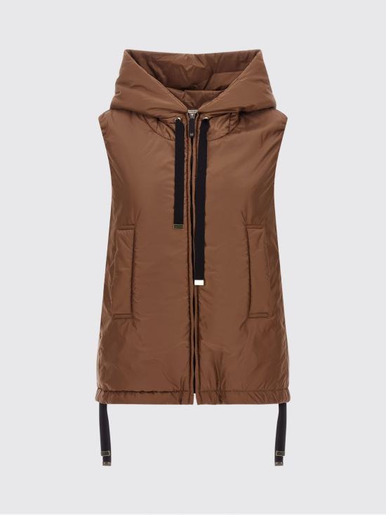 26FW 막스마라 더 큐브 패딩 조끼 2629296014600 027 Brown - MAXMARA THE CUBE