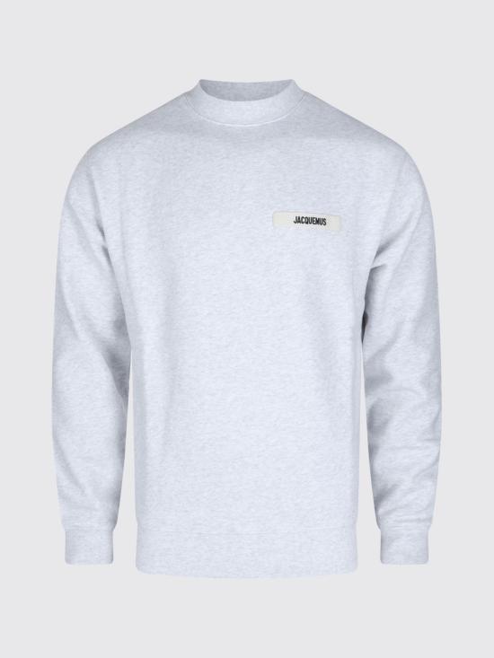 26FW 자크뮈스 그로그랭 스웨트 셔츠 SSM00206AJ00126 950 Grey - JACQUEMUS