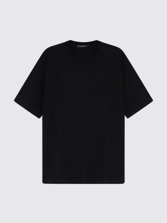 26FW 돌체앤가바나 반팔 티셔츠 G8PN9ZG7P7V N0000 Black - DOLCE & GABBANA