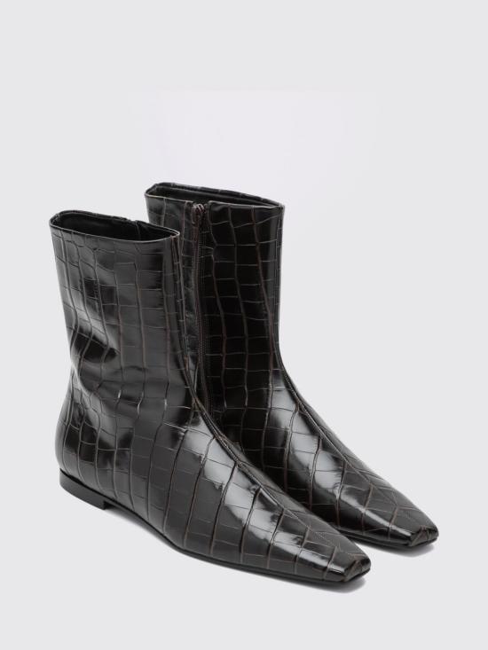 26FW 토템 부츠 254WAS0206LE0076 034 Brown - TOTEME