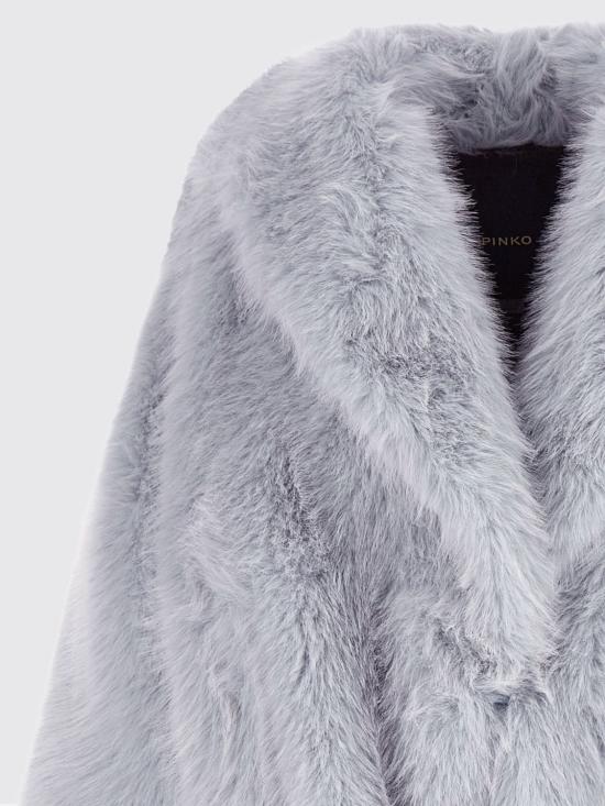 26FW 핑코 무스탕 107181A3FU E22 Blue - PINKO