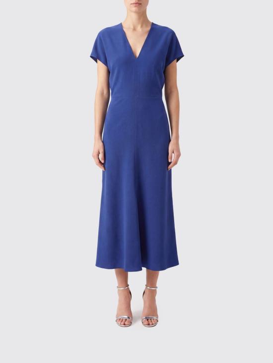 26FW 빅토리아 베컴 롱 원피스 1126WDR006381A 9886 Blue