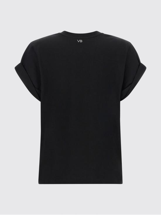 26FW 빅토리아 베컴 반팔 티셔츠 1226JTS007471A 1 Black - VICTORIA BECKHAM