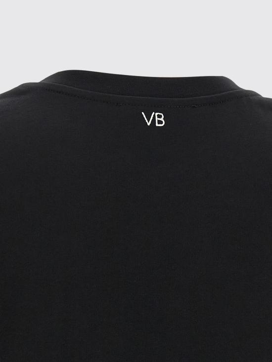 26FW 빅토리아 베컴 반팔 티셔츠 1226JTS007471A 1 Black - VICTORIA BECKHAM