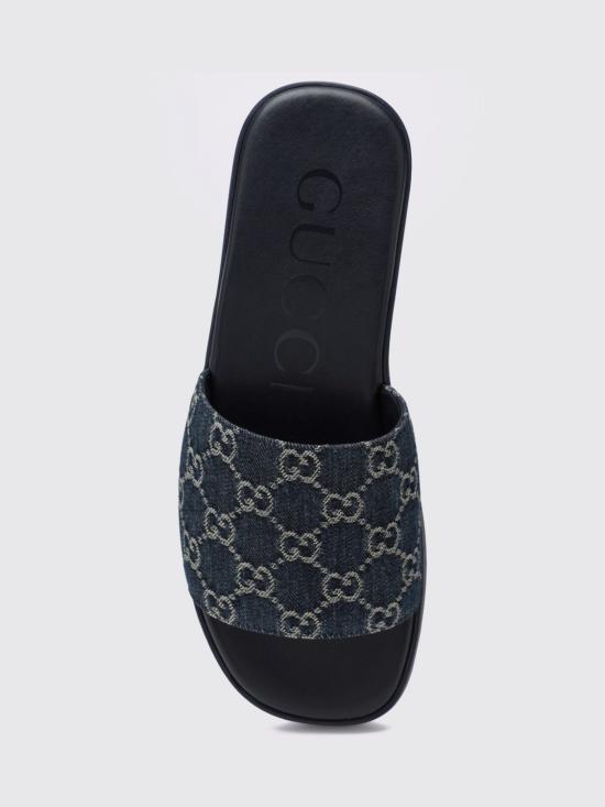 26FW 구찌 슬라이드 샌들 슬리퍼 슬라이드 샌들 슬리퍼 871685FAF4Y 4740 Blue - GUCCI