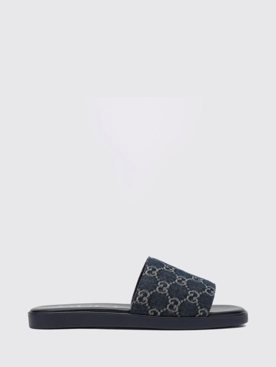 26FW 구찌 슬라이드 샌들 슬리퍼 슬라이드 샌들 슬리퍼 871685FAF4Y 4740 Blue