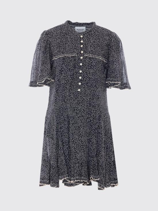 26FW 이자벨마랑에뚜왈 데이니아 미디 드레스 RO1165FA D3J03EBKEC Black - ISABEL MARANT ETOILE