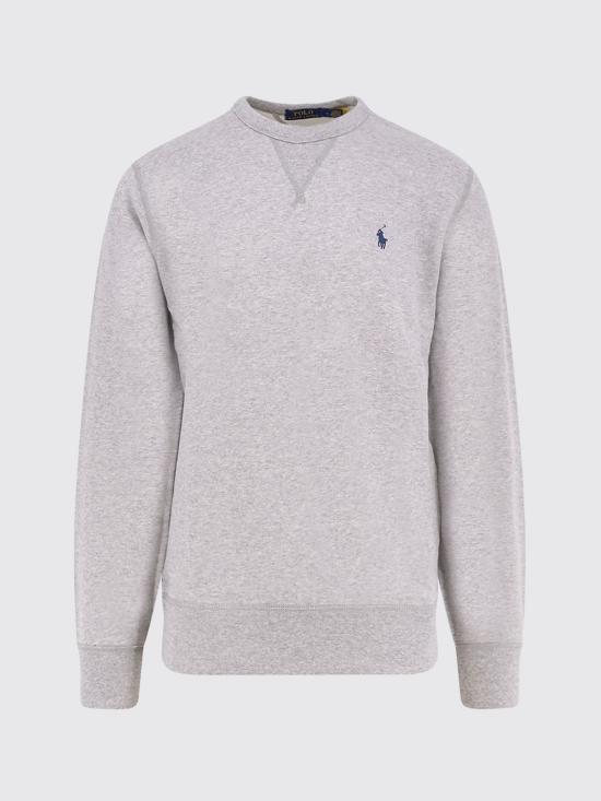 26FW 폴로 랄프로렌 포니 로고 자수 맨투맨 710766772 004 Grey - POLO RALPH LAUREN