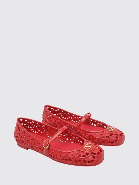 26FW 발렌티노 가라바니 플랫 슈즈 S0PV9RMC RDU Coral - VALENTINO GARAVANI