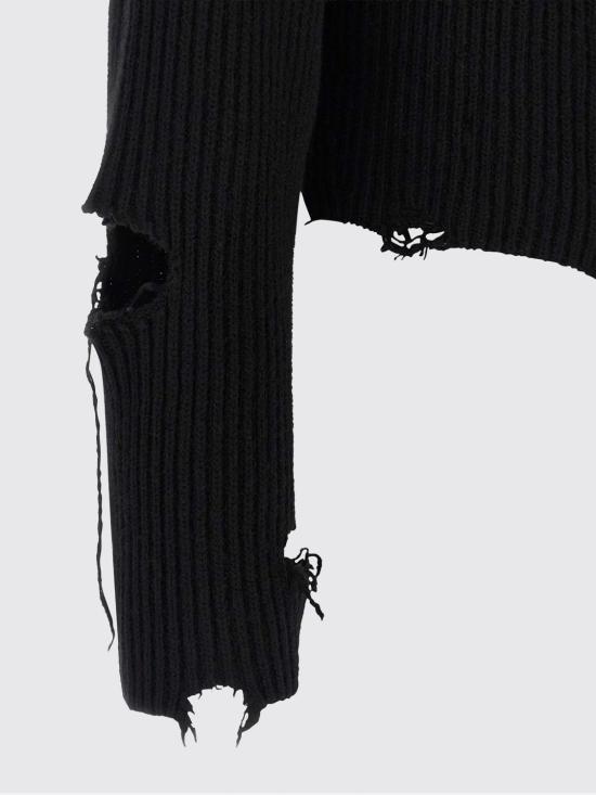 26FW 하이쿠레 스웨터 HEW07117MC078PX T0002 Black - HAIKURE