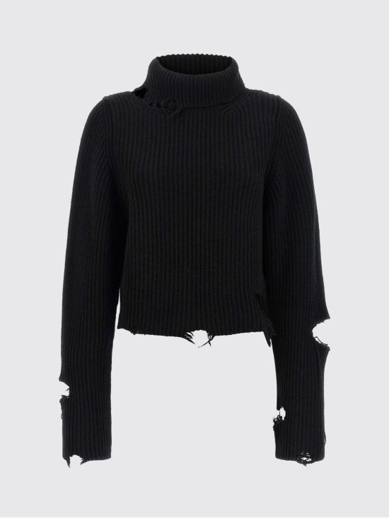 26FW 하이쿠레 스웨터 HEW07117MC078PX T0002 Black - HAIKURE
