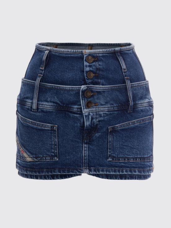 26FW 디젤 데님 스커트 A23281007EU 01 Denim - DIESEL