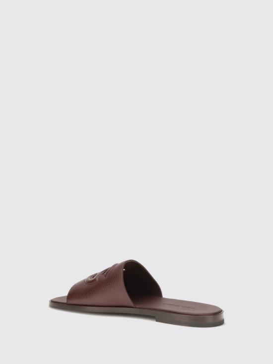 26FW 돌체앤가바나 뮬/슬리퍼 A80397A8N82 80308 Burgundy - DOLCE & GABBANA