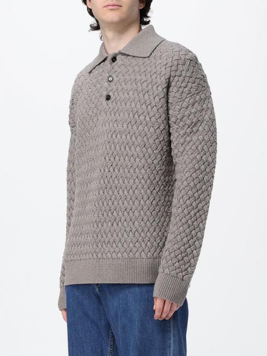 26FW 보테가베네타 폴로 티셔츠 A000K9V6UI0 1830 Beige - BOTTEGA VENETA