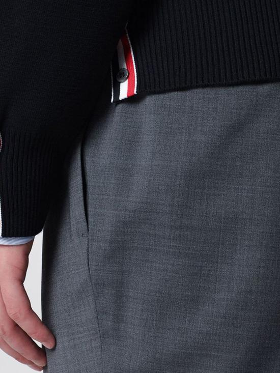 26FW 톰브라운 자카드 RWB 암밴드 니트 MKA326AY3001 415 Blue - THOM BROWNE