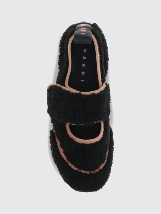 26FW 마르니 스니커즈 SNZW020602P9282 00N99 Black - MARNI
