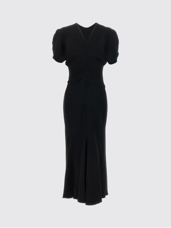 26FW 빅토리아 베컴 롱 원피스 1124WDR005227A Black - VICTORIA BECKHAM