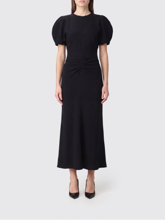26FW 빅토리아 베컴 롱 원피스 1124WDR005227A Black
