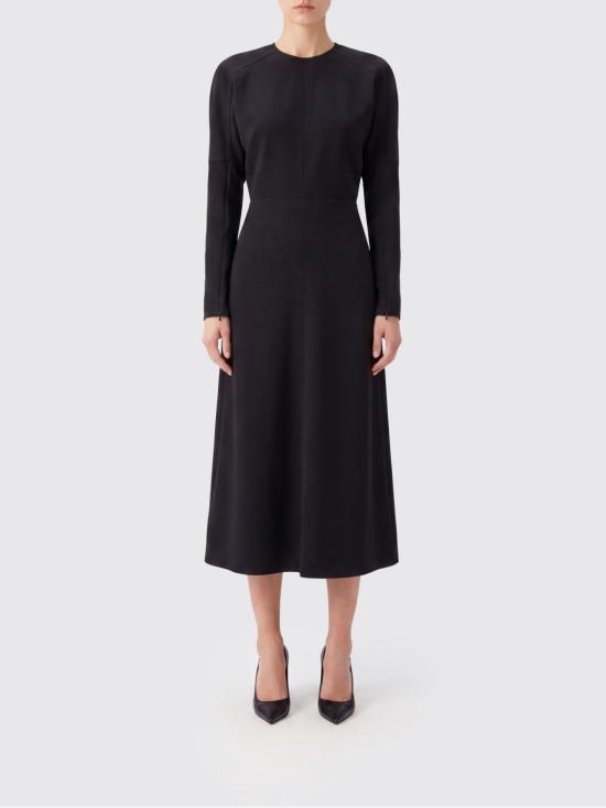 26FW 빅토리아 베컴 롱 원피스 1124WDR005231A Black