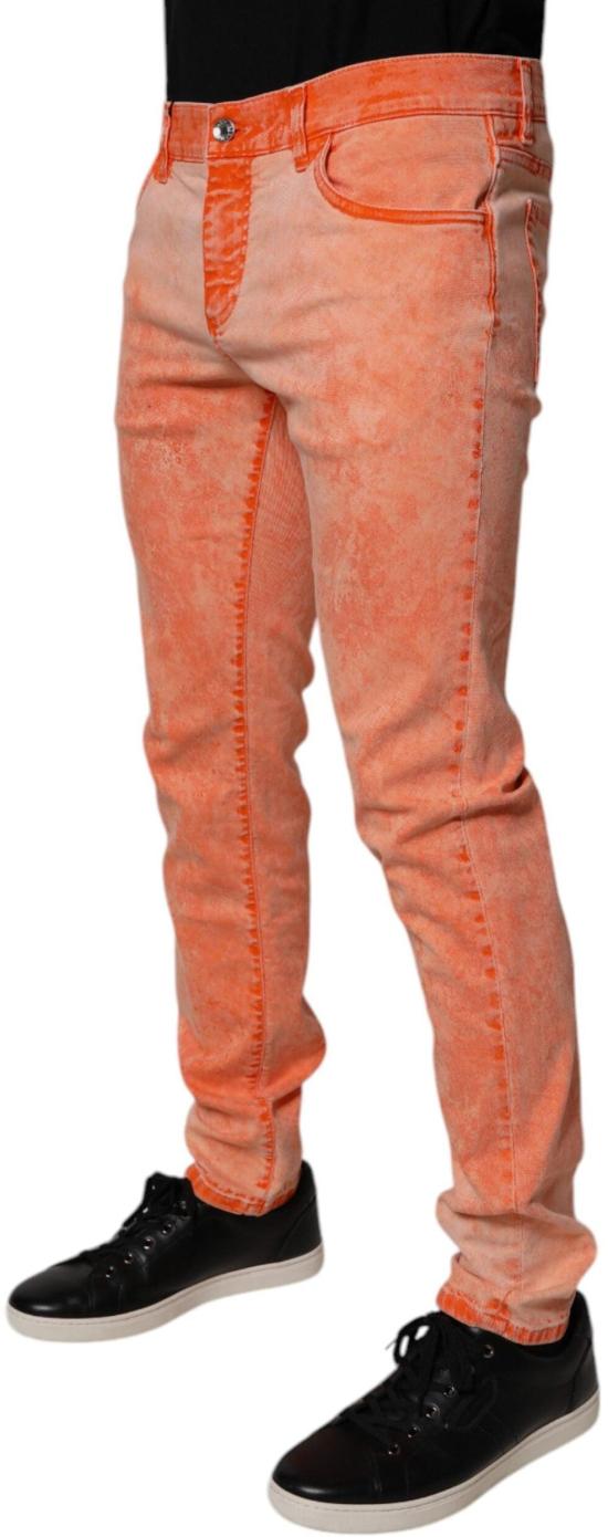 26FW 돌체앤가바나 데님 팬츠 9752970002718 ORANGE - DOLCE & GABBANA