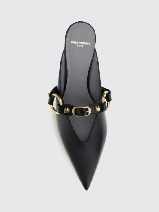 26FW 발렌시아가 시티 뮬 A000GQWCIB1 1087 Black - BALENCIAGA