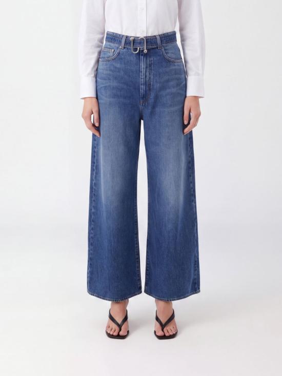 26FW 스포트막스 데님 팬츠 2622186045600 005 Blue