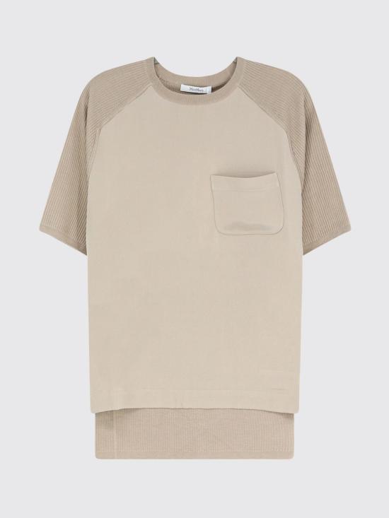 26FW 막스마라 반팔 티셔츠 2621366091600 002 Grey - MAX MARA