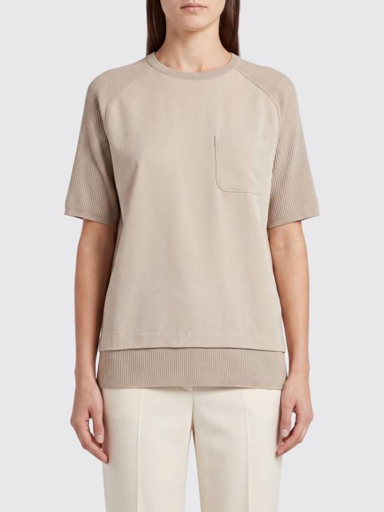 26FW 막스마라 반팔 티셔츠 2621366091600 002 Grey