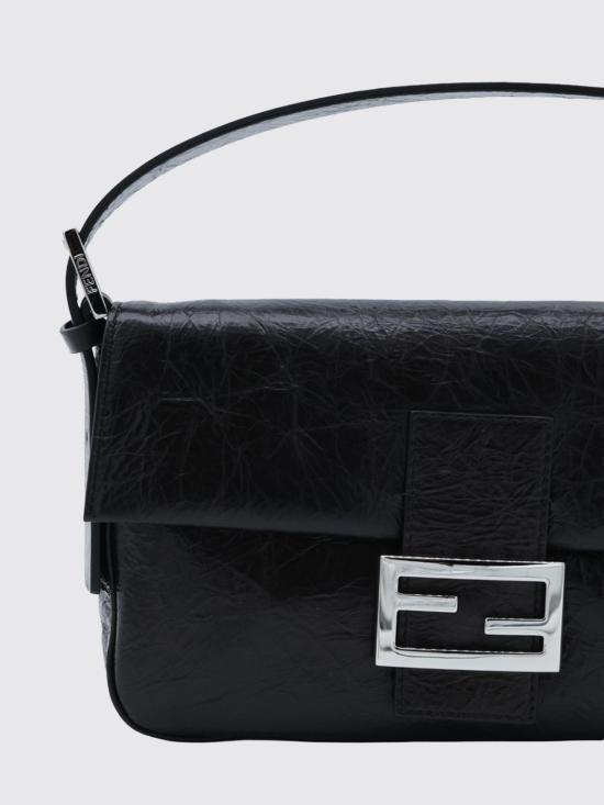 26FW 펜디 바게트 소프트 라지 백 8BR850B14M F0QA1 Black - FENDI