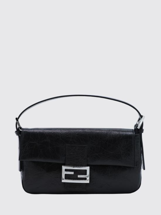 26FW 펜디 바게트 소프트 라지 백 8BR850B14M F0QA1 Black